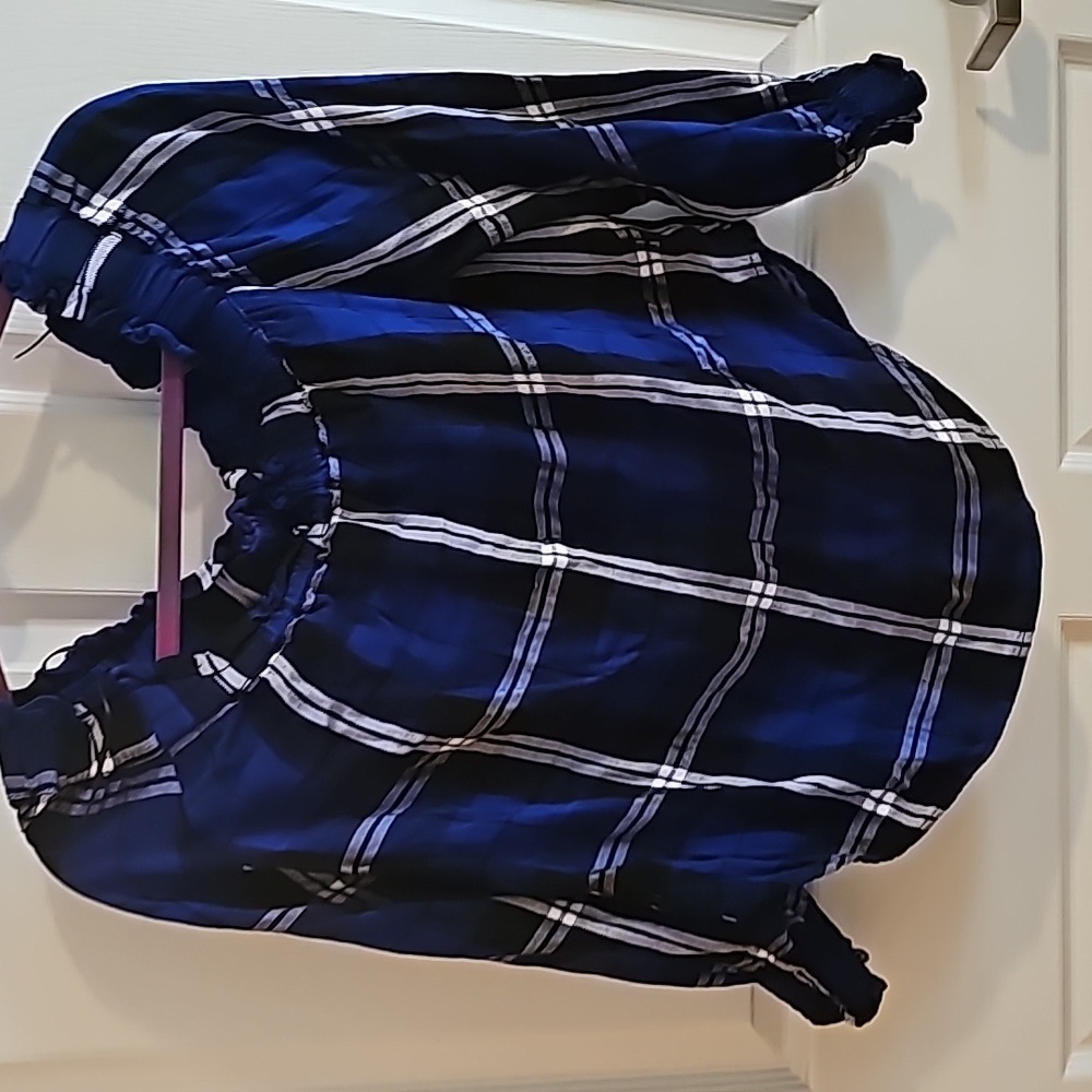 Sanctuary M flannel cute top